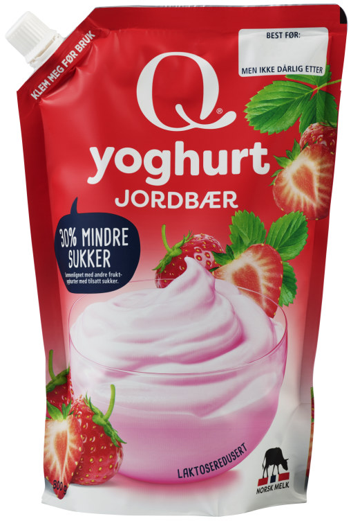 Frokostyoghurt Jordbær 800g Q