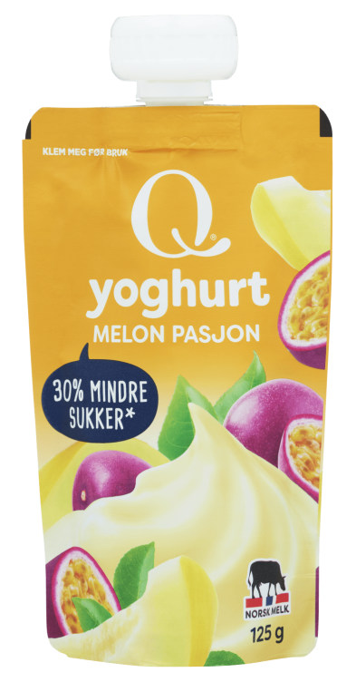 Frokostyoghurt Melon/Pasjon 125g Q