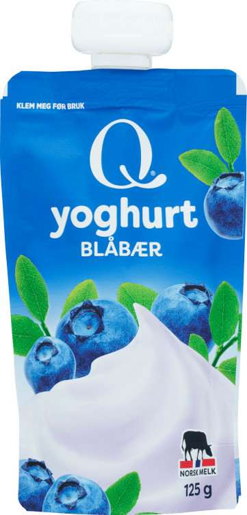 Yoghurt Blåbær 125g Q