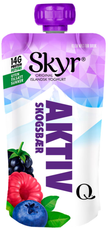 Skyr Aktiv Skogsbær 125g Q