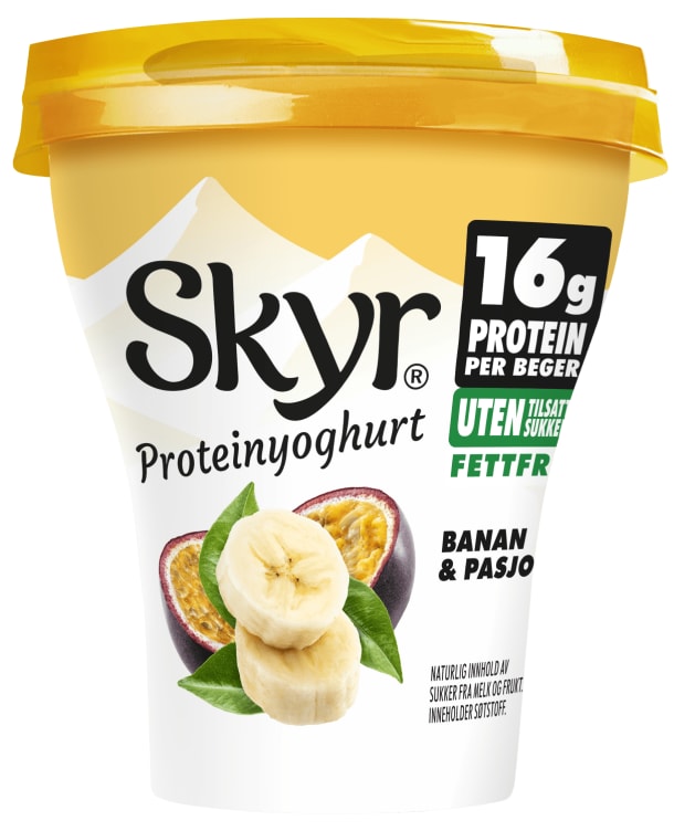 Skyr Banan&Pasjonsfrukt 160g Q
