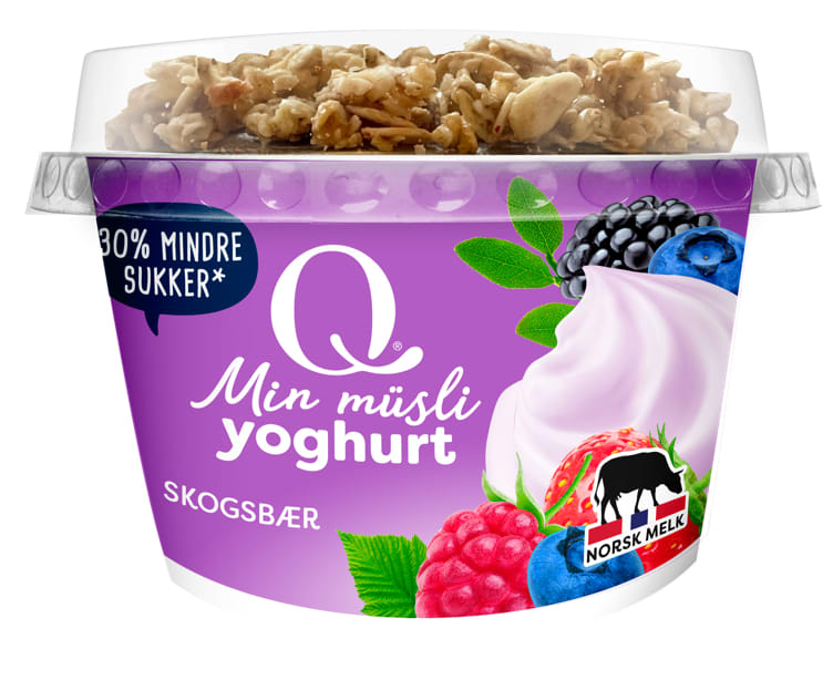 Yoghurt Skogsbær Min Müsli 165g Q