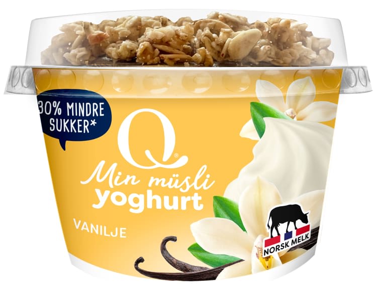Yoghurt Vanilje Min Musli 165g Q