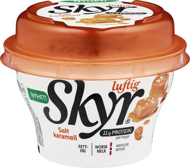 Skyr Luftig Salt Karamell Beg 130g
