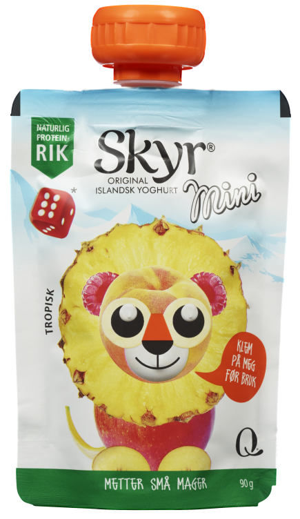 Skyr Mini Tropisk 90g Q