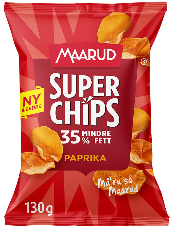 Superchips Paprika 130g Maarud
