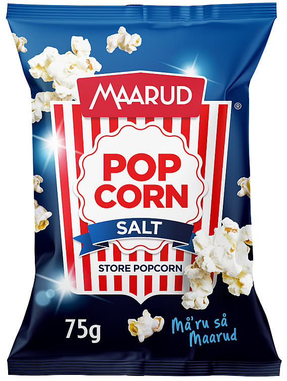 Popcorn Poppet Salt 75g Maarud