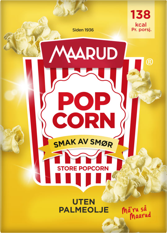 Micropop Smør 3x80g Maarud