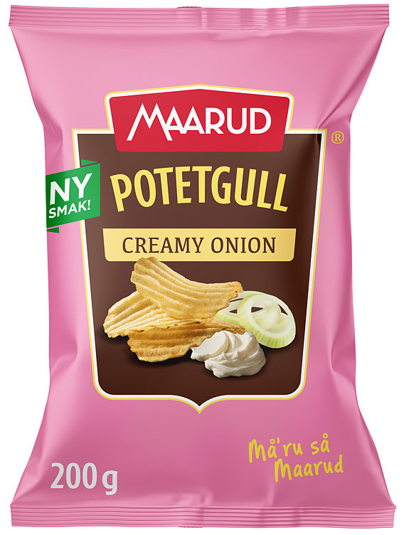 Potetgull Rifla Creamy Onion 200g Maarud