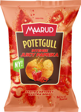 Maarud Potetgull Intense Juicy Paprika 175g