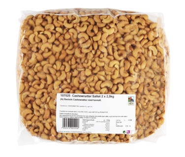 Cashewnøtter Saltet Løsvekt