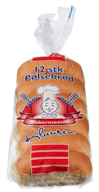 Pølsebrød 12pk Fine Klausen