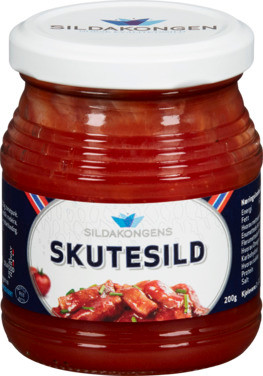 Skutesild 190g Glass Sildakongen