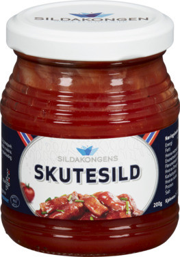 Skutesild 190g Glass Sildakongen