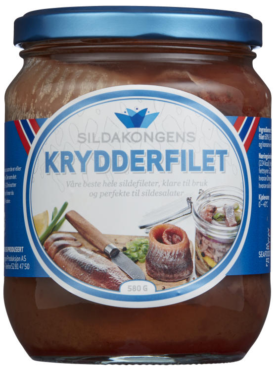 Kryddersildfilet 580g Sildakongen