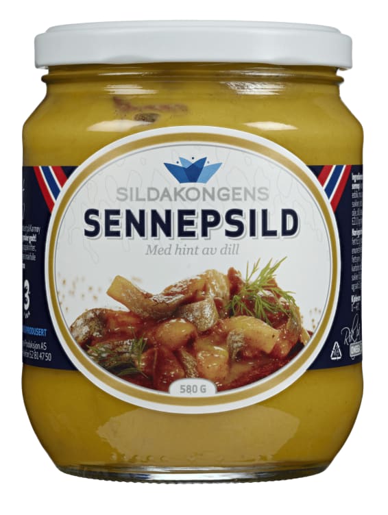 Sennepsild 580g Sildakongen