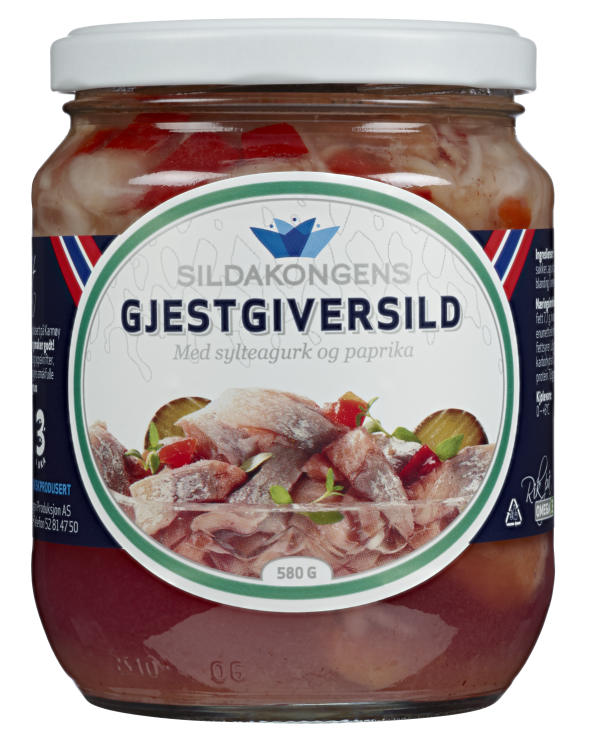 Gjestgiversild 580g Sildakongen
