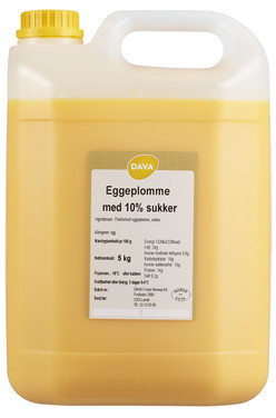 Eggeplomme med 10% Sukker 5kg