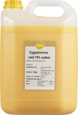 Eggeplomme med 10% Sukker 5kg