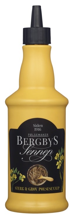 Sennep Sterk 465g Bergbys