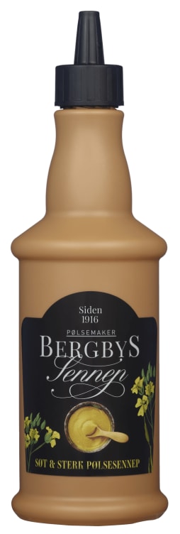 Sennep Søt&Sterk 460g Bergbys