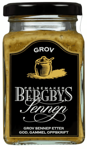 Sennep Grov 230g Bergbys