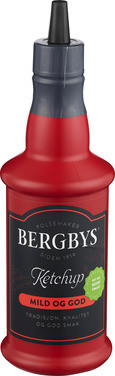 Bergbys Ketchup Mindre Sukker og Salt 510g