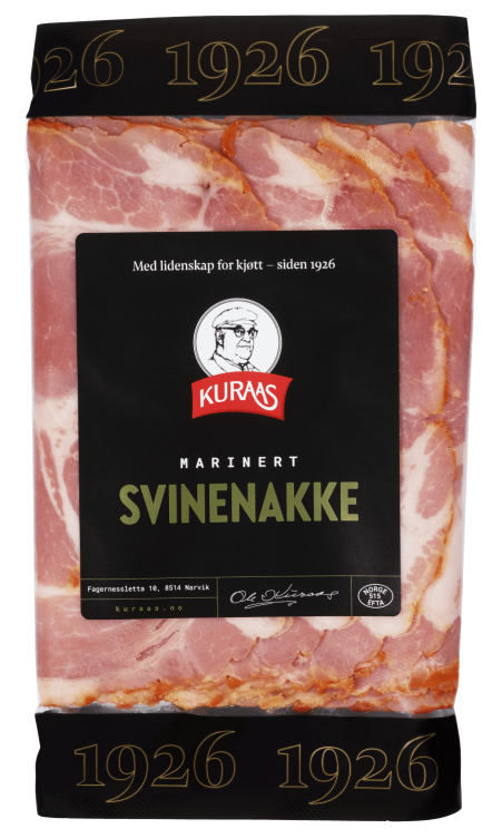 Svinenakke Marinert 120g Kuraas