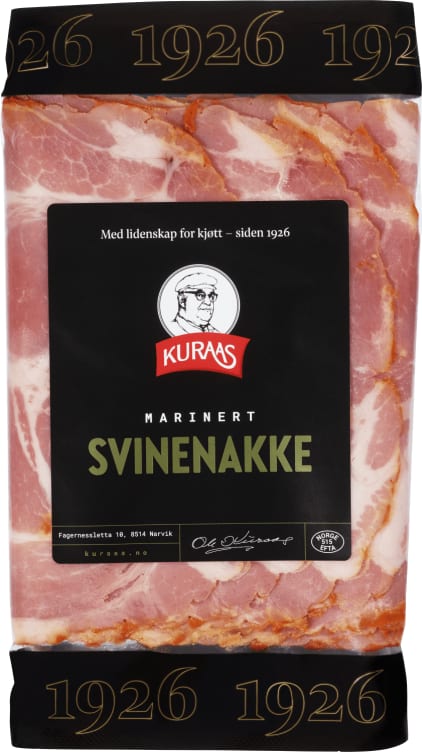 Svinenakke Marinert 120g Kuraas