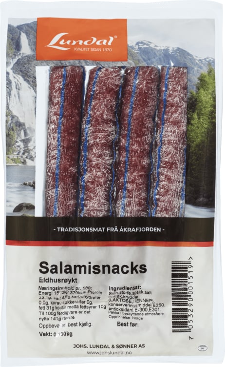 Salamisnacks 130g Lundal
