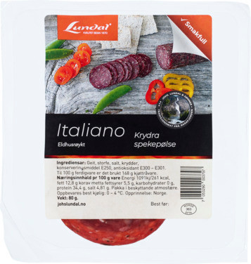 Italiano 80g Eldhusrøykt Lundal