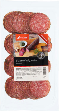 Salami Al Pesto 100g Lundal