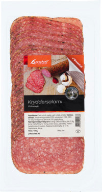 Kryddersalami 100g Eldhusrøykt Lundal