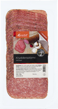 Kryddersalami 100g Eldhusrøykt Lundal