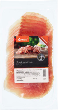 Spekeskinke 100g Eldhusrøykt Lundal