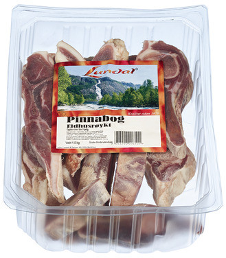 Pinnabog Eldhusrøykt 1 kg Lundal