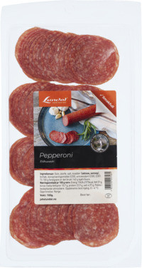 Pepperoni 100g Oppskjert Lundal