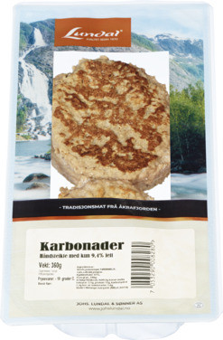 Karbonader 360g Frys Lundal