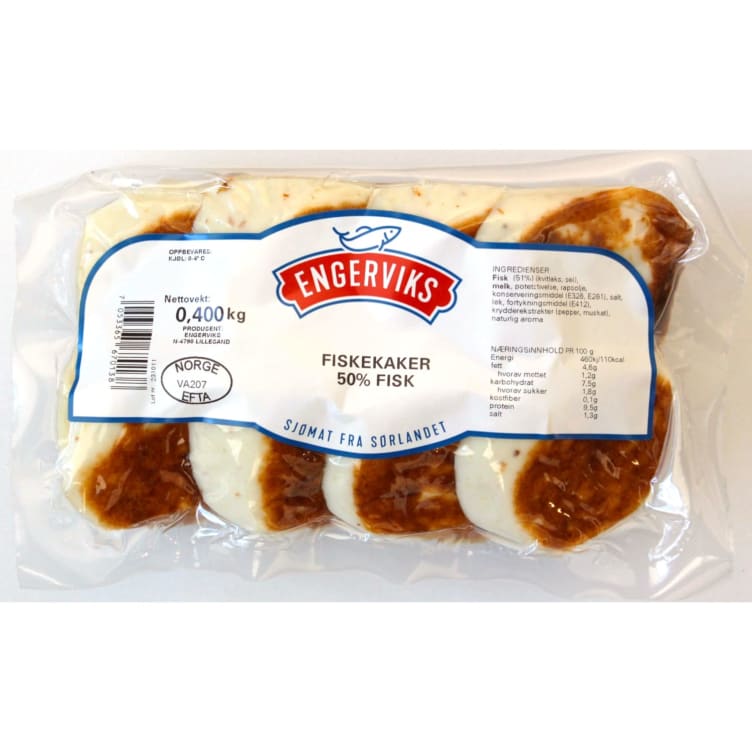 Fiskekaker 400g Engerviks