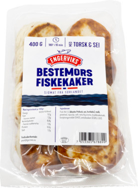 Bestemors Fiskekaker 50% Engerviks