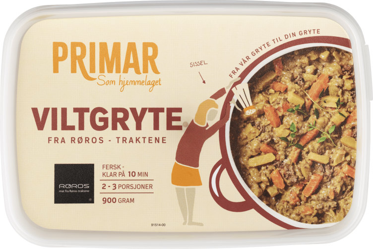 Viltgryte 900g Primar