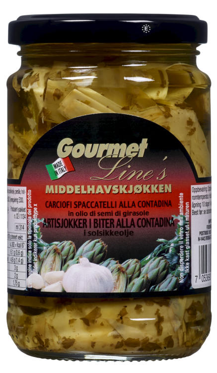 Artisjokk Marinert 314ml Gourmet Line
