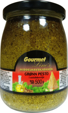 Grønn Pesto Genovese 500g Gourmet Line