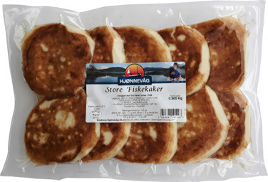 Store Fiskekaker 900g Hjønnevåg