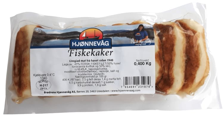 Fiskekaker 400g Hjønnevåg