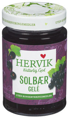 Hervik Solbærgele 330g