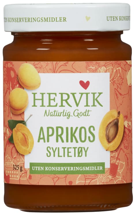 Aprikossyltetøy 325g Hervik