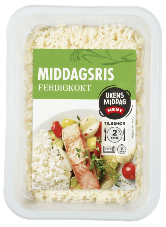 Middagsris Kokt 300g Meny