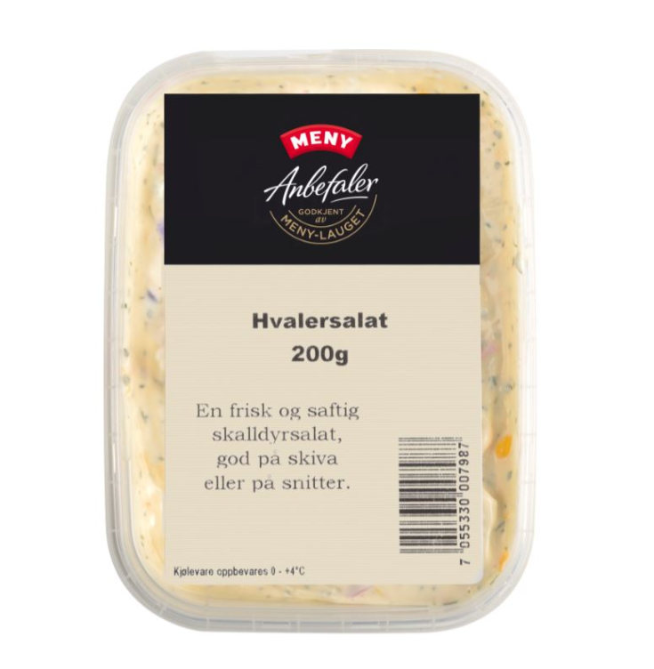 Hvalersalat 200g Meny