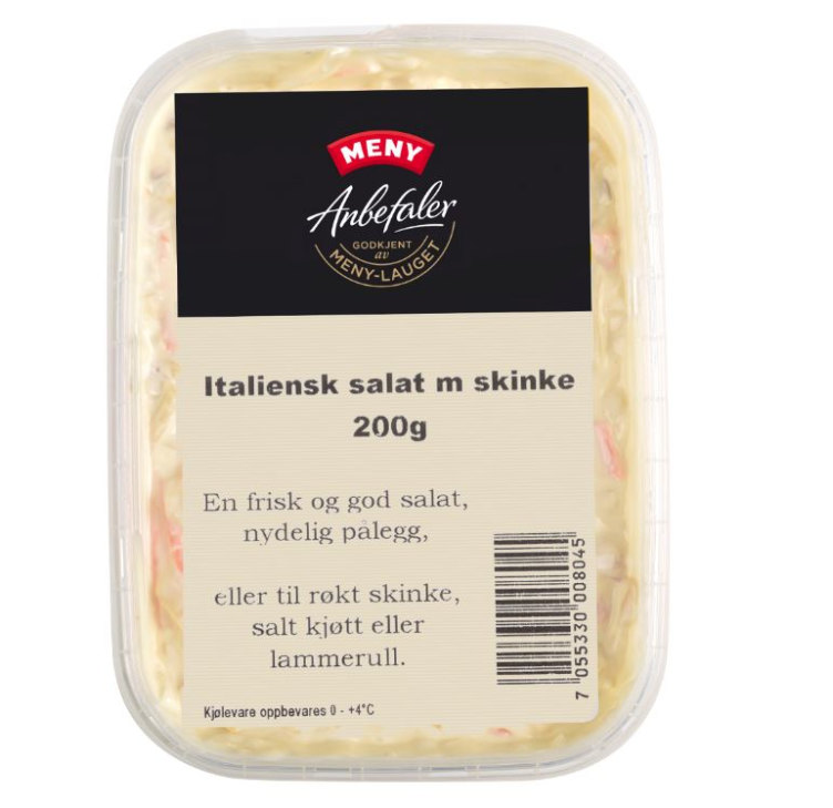 Italiensk Salat m/Skinke 200g Meny
